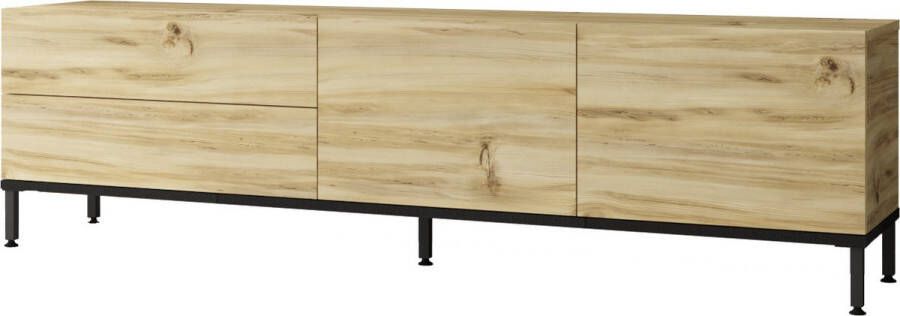 Staand Scandinavisch TV-meubel Hout met vier kastjes 170 3x35 5x46 4cm