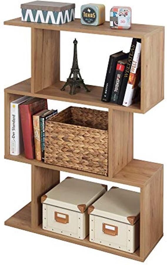 Staande Boekenkast Eiken Bruin 97 x 70 x 25 cm Ruimteverdeler