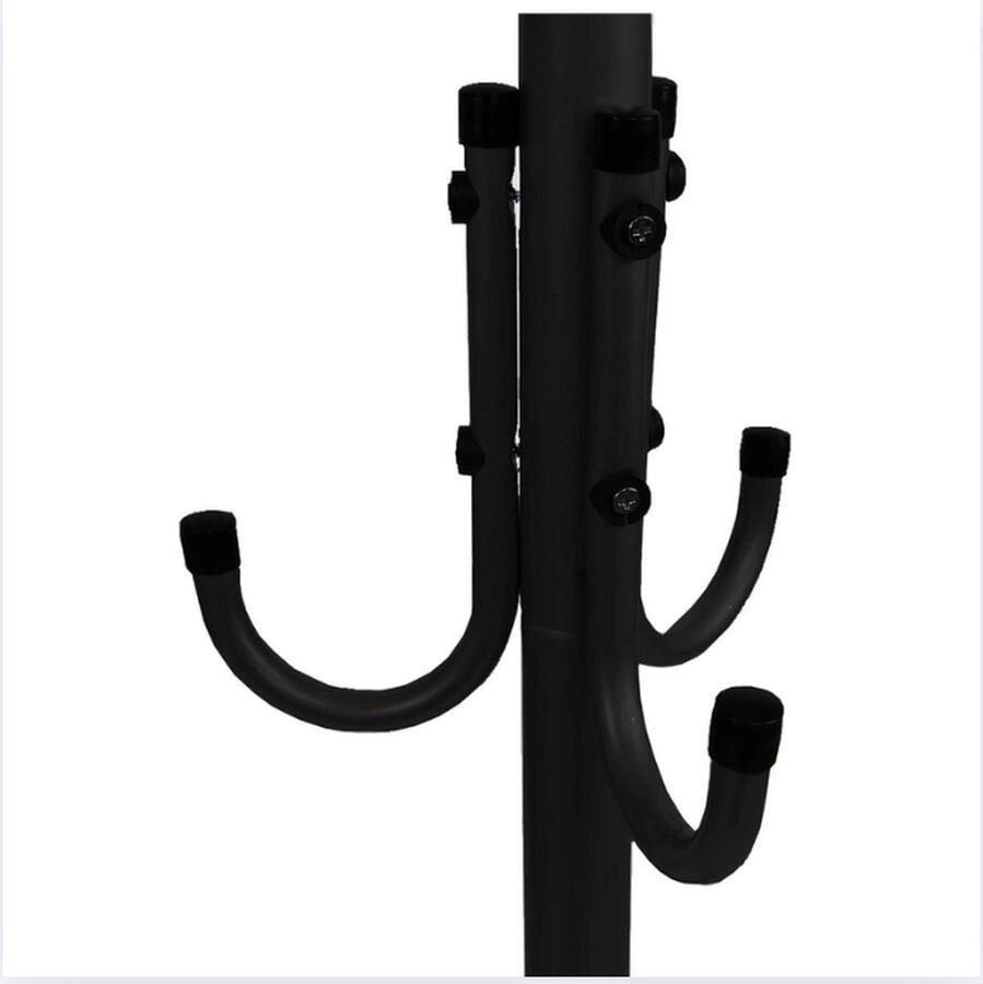 Staande metalen kapstok haak voor jas portemonnee sjaal paraplu Zwart 9 UK Mind Reader COATRACK11