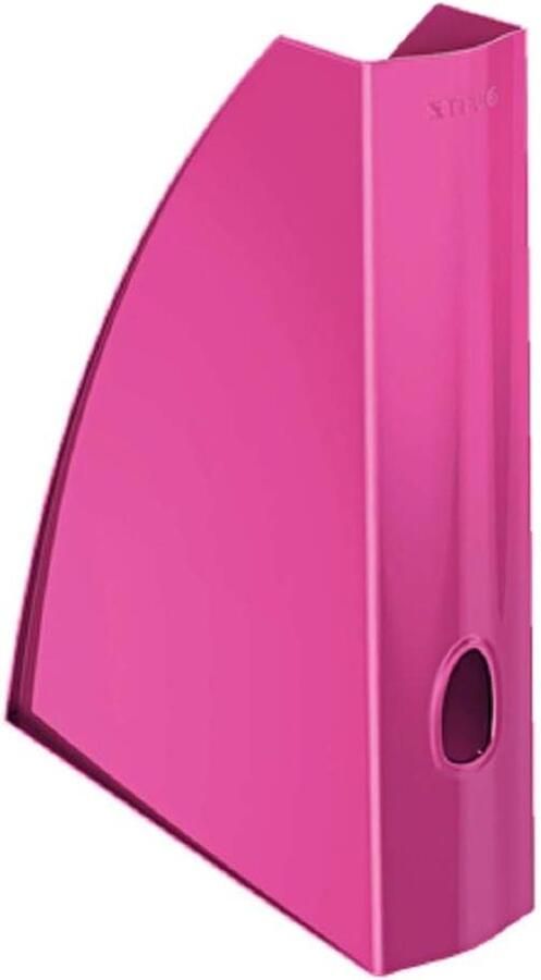 Staande verzamelaar A4 6-pack voor het opbergen van documenten tijdschriften grijpgat roze WOW 52771023 opbergmap voor bureau