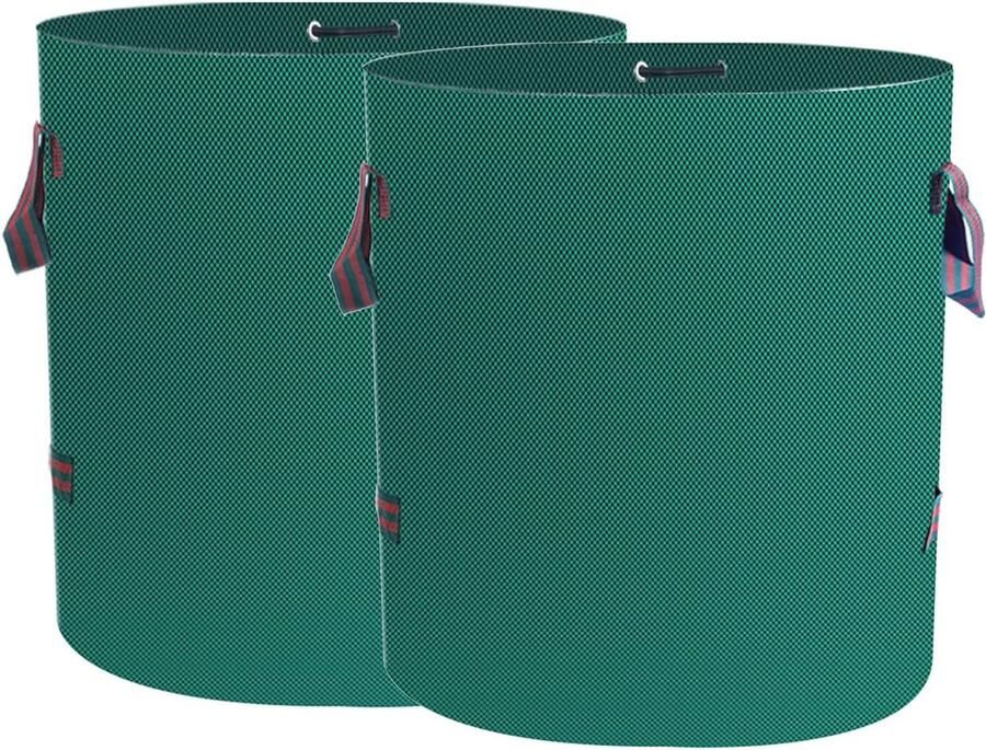 Stabiele Tuinafvalzak 500 Liter Opvouwbaar met 4 Handgrepen Extra Grote Bladzak voor Tuinafval