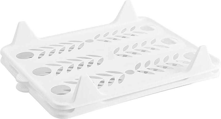 Stackable T-Shirt Organiser Set for Closet and Wardrobe Stackable Design for T-Shirts and Clothes 2 Pieces