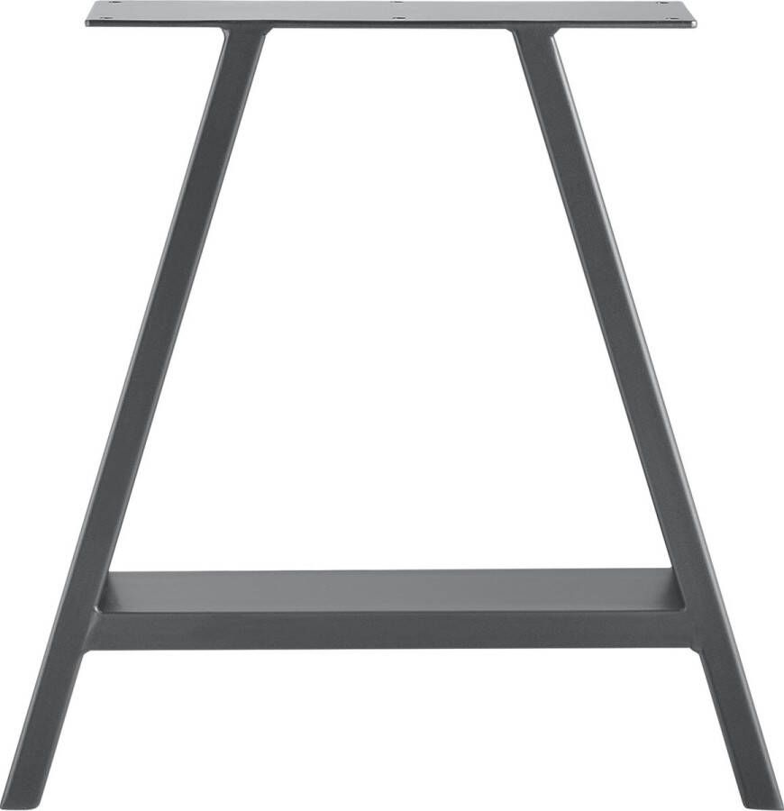 Unbranded Stalen A Tafelpoot Capri Set van 2 Meubelpoot 40x10x40 cm Grijs - Foto 2