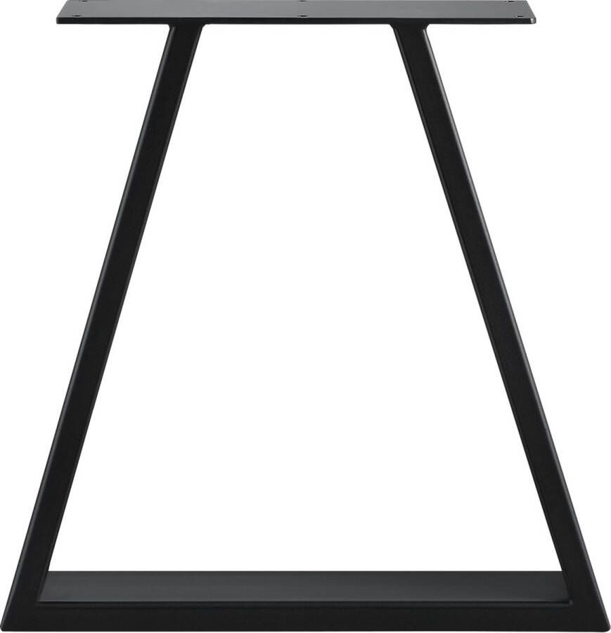Unbranded Stalen A 2 Tafelpoot Beate Set van 2 Meubelpoot 40x10x40 cm Zwart - Foto 2
