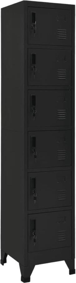 Stalen Lockerkast 38x40x180 cm Duurzame Opbergkast voor Kantoor en Thuis