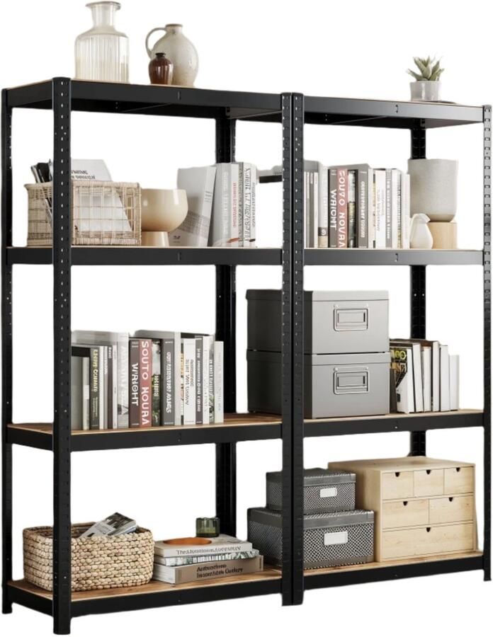 Stand Shelf Bookshelf Warehouse Shelf Sturdy & Durable 40cm x 80cm x 160cm
