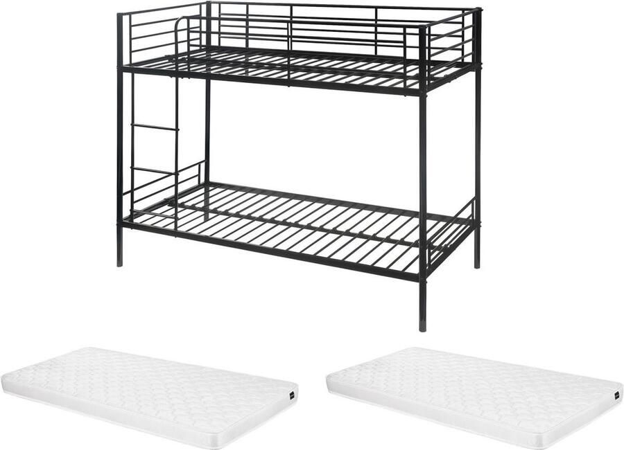 Vente-unique Set van 2 stapelbare tuinfauteuils in polypropyleen Beige SESEH van MYLIA L 197.5 cm x H 160 cm x D 96 cm