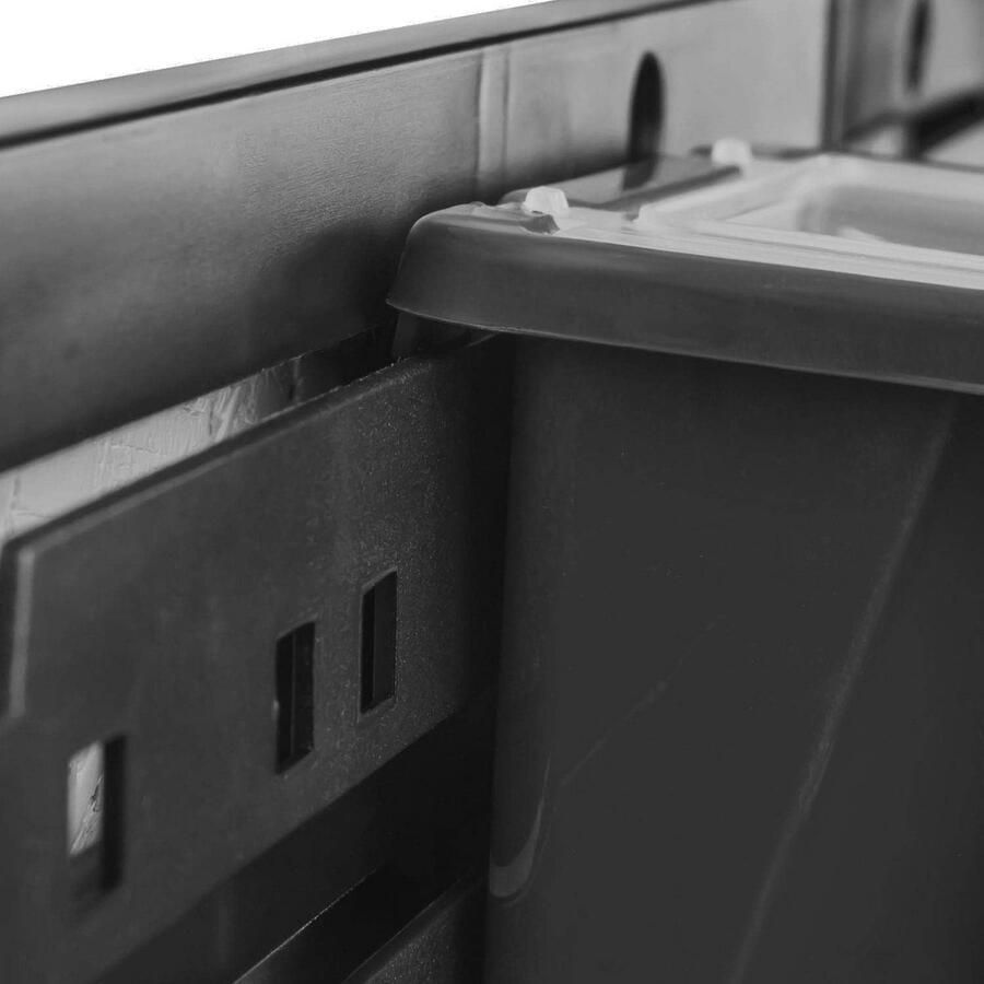 Stapelboxen met Deksels Wandrek voor Gereedschap en Opslag 40 Stuks 96 5 x 78 cm - Foto 2