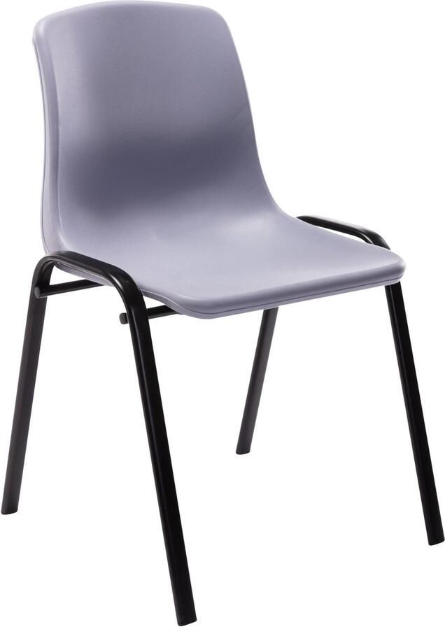 Stapelstoel Opstapelbare Stoel Ruimtebesparend Comfort Robuuste Stabiliteit Metaal Kunststof