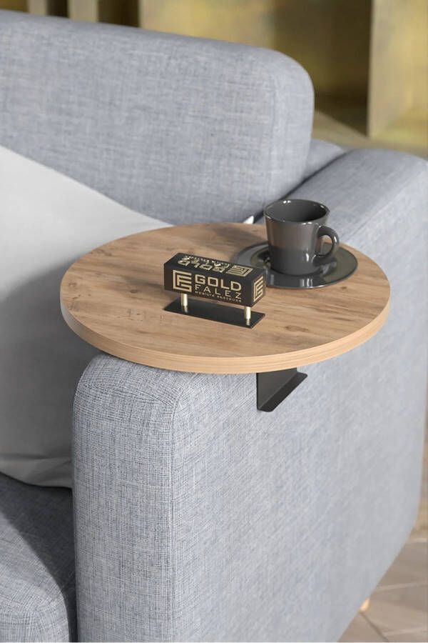 STAR&STER Bijzettafel Verstelbaar Dienblad Decoratief Modern Dienblad ATLANTIC PINE