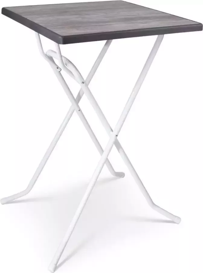 Outmate Statafel Mallorca Blad 70x70cm Blad: Vintage Frame: Wit