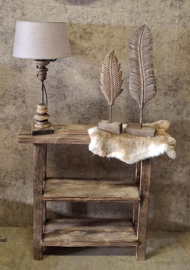 Steigerhouten sidetable Kentucky Woon inrichting Landelijk