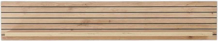 Stella Trading CORE Wandplank in Artisan Oak Look Veelzijdige wandplank met LED-verlichting 120 x 22 x 23 cm (B H D)