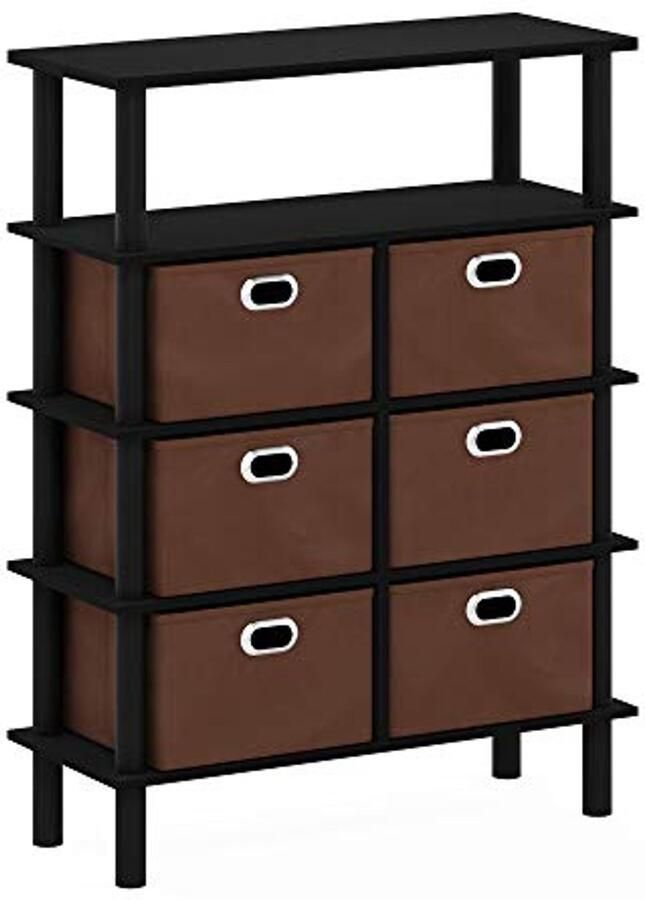 Stevige 3-Tier Boekenkast met Opbergruimte