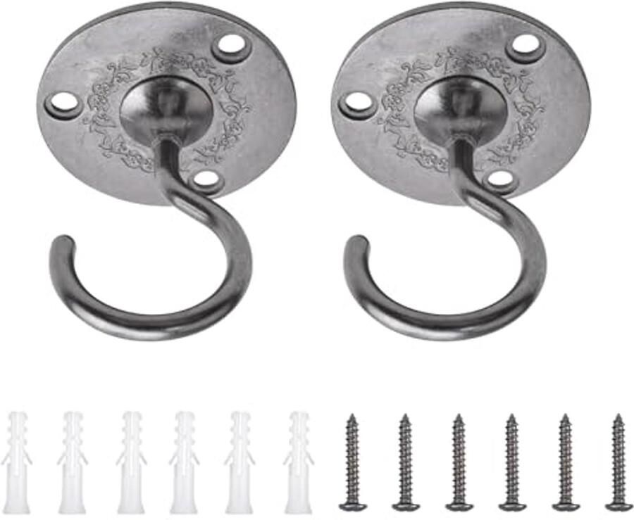 Stevige plafondhaken voor wandmontage 2 stuks voor hangende planten en lampen