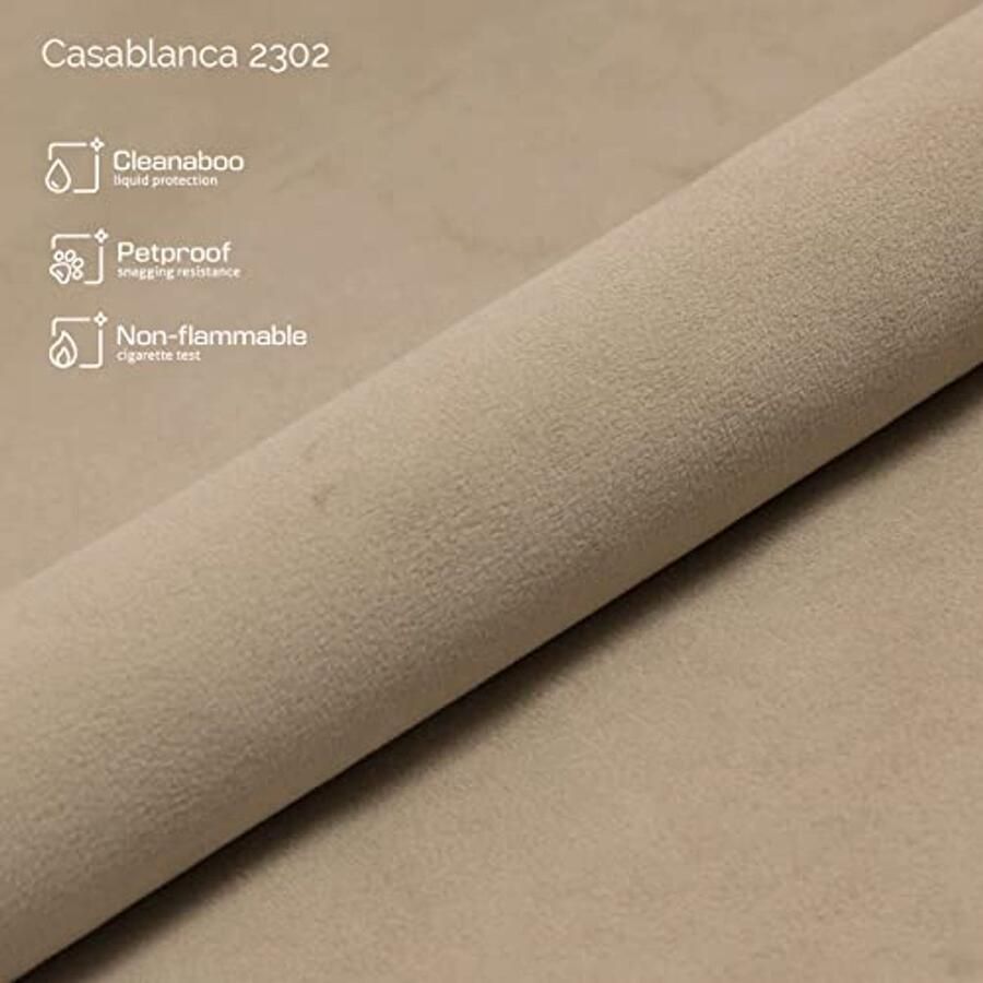 Beige Boxspring Bed met Opbergruimte en Geïntegreerd Matras 140x200