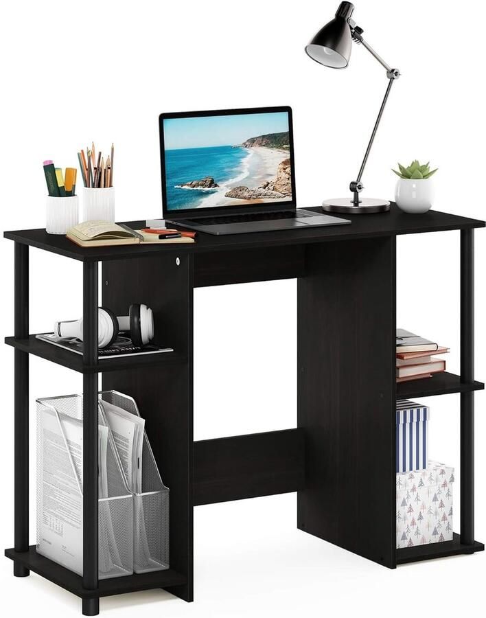 Stijlvol computerbureau functioneel en ruimtebesparend 1 stuk composiet hout 39 x 28 x 15 inch