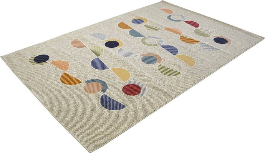 Wollen vloerkleed 200x300cm Voor binnen Designer Modern Geometrisch- Woonkamer Kantoor Laagpolig Carpet - Foto 3