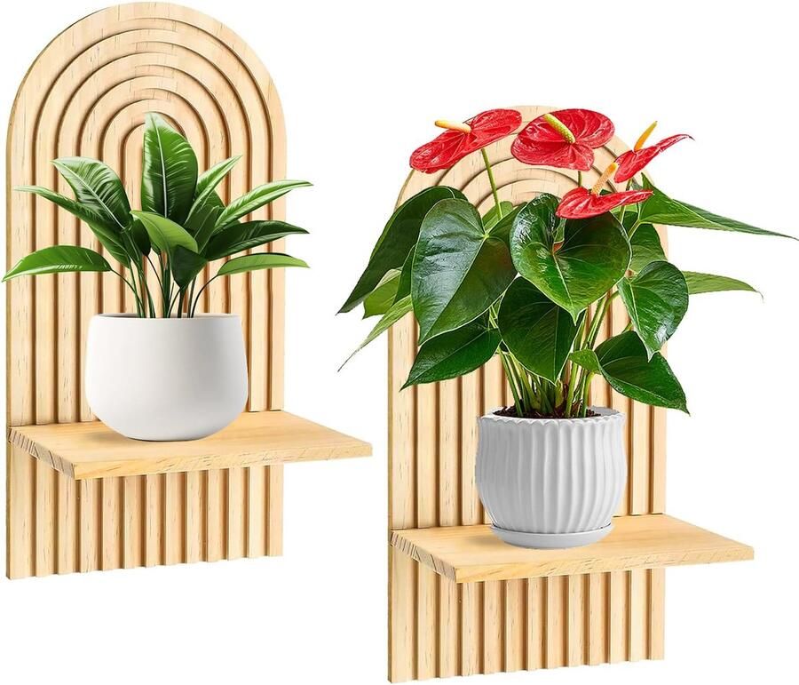 Kilkuran Stijlvol Houten Wandrek voor Interieurstijlen - Foto 4