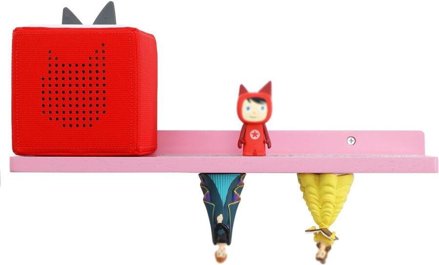 Stijlvol Kinder Wandrek voor Speelgoed en Muziekbox met Magnetische Opslagruimte