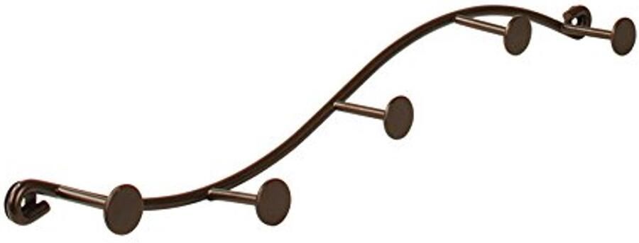 Stijlvol Sweep Wandrek 5-Haak voor Jassen en Accessoires