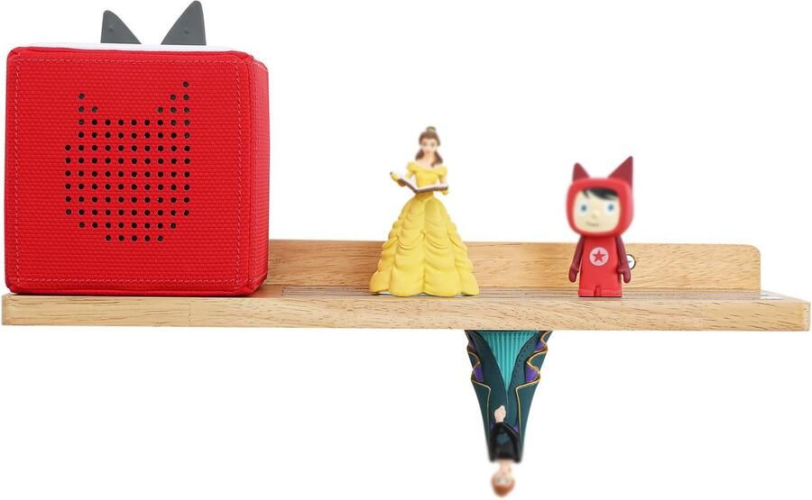 Stijlvol Wandrek voor Kinderen met Magnetische Figurenhouder en Kabelbeheer