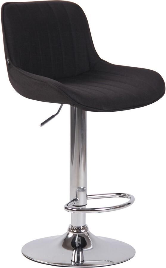 Stijlvolle Barkruk Hoge Kruk Verstelbaar in Hoogte Onderhoudsvriendelijke Stof