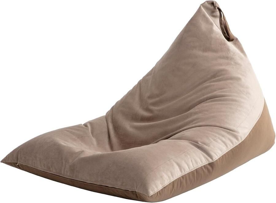 Stijlvolle Fluwelen Zitzak Hoes voor Volwassenen en Tieners Zonder Vulling