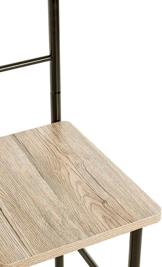 Stijlvolle Kapstok en Stoelcombinatie van MDF in San Remo Eik Ontwerp