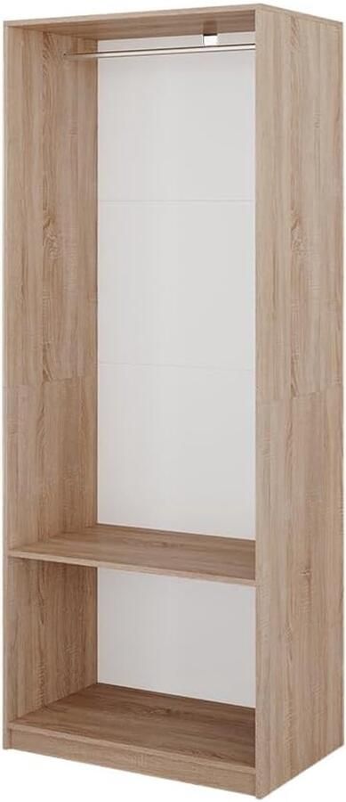 Stijlvolle Kledingkast 80 x 200 cm in Sonoma