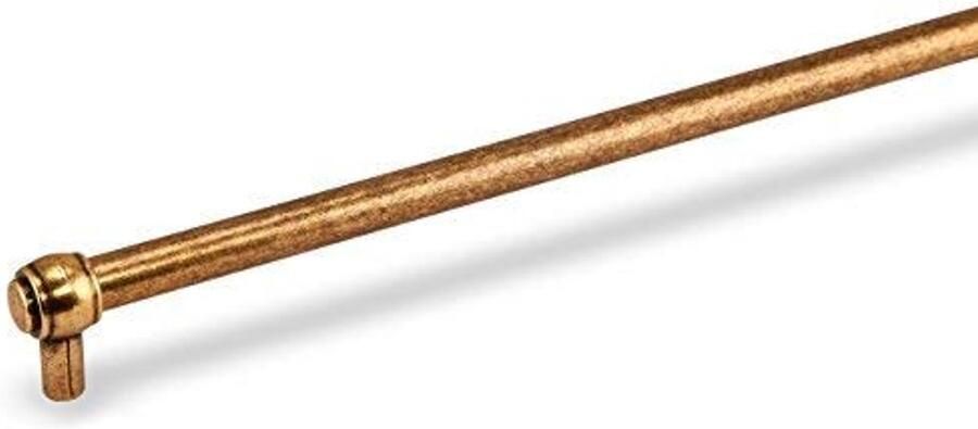 Stijlvolle meubelgreep 256 mm Oud messing