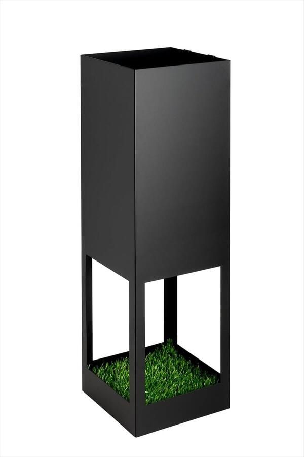 Stijlvolle Parapluhouder met Kunstgrasmat en Verwijderbare Haakjes voor Thuis en Kantoor