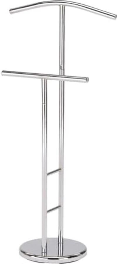 Stille dienaar van ijzer Kledingrek voor slaapkamer met wieltjes