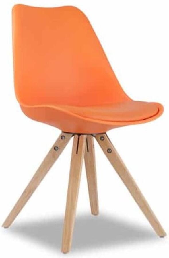 ZAZA Home Stoel Comfortabel en stijlvol Oranje