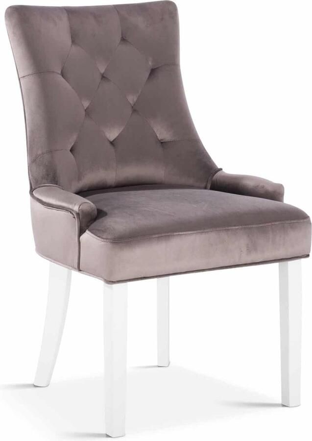 ZAZA Home Stoel Fluweel Beige