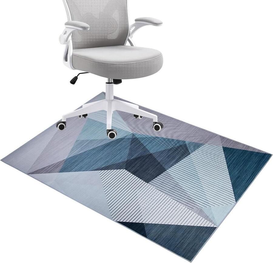 Computer Stoel Mat voor Tapijt 120 x 90 cm Kantoor Gaming Stoel Mat Antislip Vloerbeschermer Zachte Krasbestendige Wasbare Vloermat Thuiskantoor Gaming Room 02