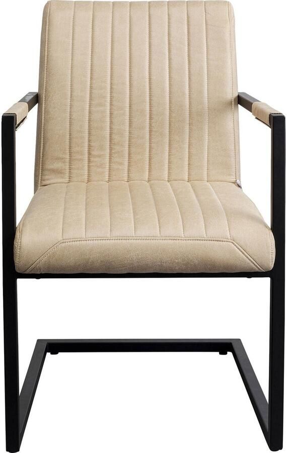 Stoel met armleuning Cantilever Thamos beige Kare Design