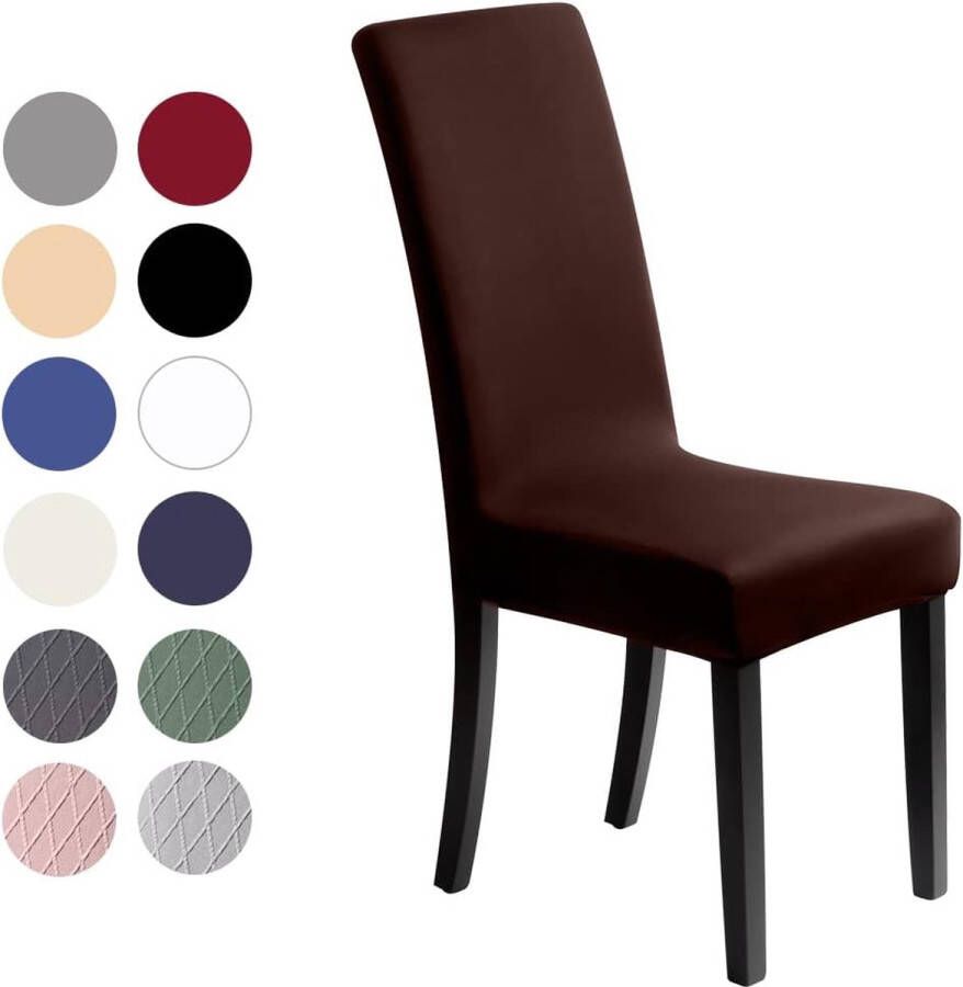 Stoelbekleding van stretchstof elastische moderne hoes van elastaan elastische stoelovertrekGeschikt voor het decoreren van stoelen tijdens bruiloften feestjes en diners. Bi-elastische spanovertrek; zeer onderhoudsarm duurzaam en universeel