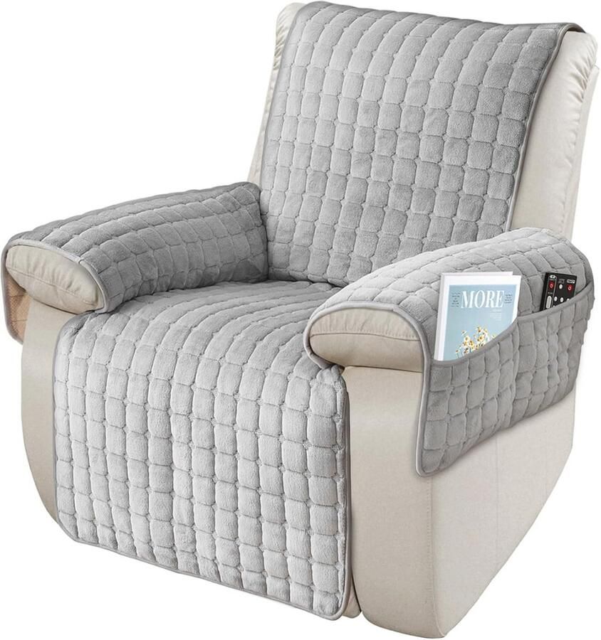 Stoelbeschermer voor relaxstoelen en televisiestoelen Bescherming tegen vuil en krassen 1-zits (53 x 190 cm)