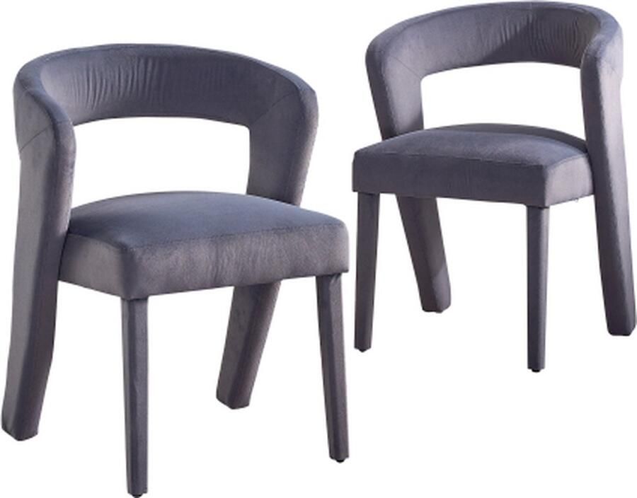 Zonder merk Gotagee Stoelen Loungestoelen Stoffen Stoelen Enkel Stoel Sofa Stoel Grijs