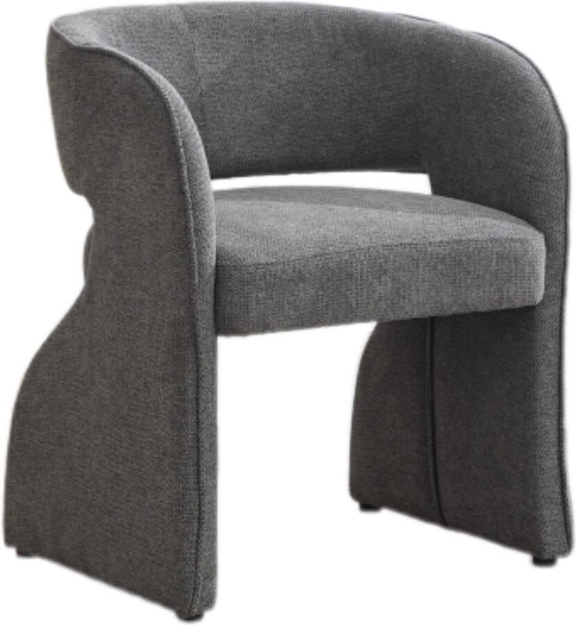 Zonder merk Gotagee Stoelen Loungestoelen Stoffen Stoelen Enkel Stoel Sofa Stoel Grijs