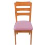 Stoelhoes zitting fluweel zachte stoelhoes stretch stoelhoezen voor eetkamerstoelen afwasbaar set van 6 roze - Thumbnail 1