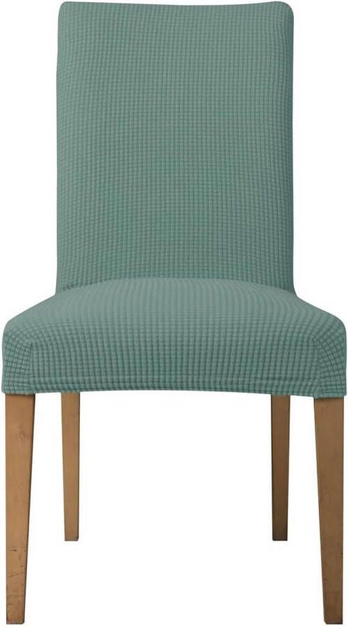 Stoelhoezen 4 stuks elastische stoelhoezen stretchhoes jacquard hoezen voor bruiloft feesten banket decoratie bi-elastische spanhoes (lichtgroen 4 stuks)