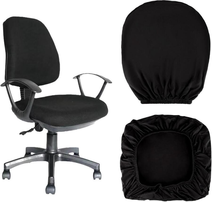 Stoelhoezen Barstoel Hoezen Verwijderbare Wasbare Hoezen voor Keuken Ontbijt Desk Bar Stoelen Cafe Rugleuning + Kussen