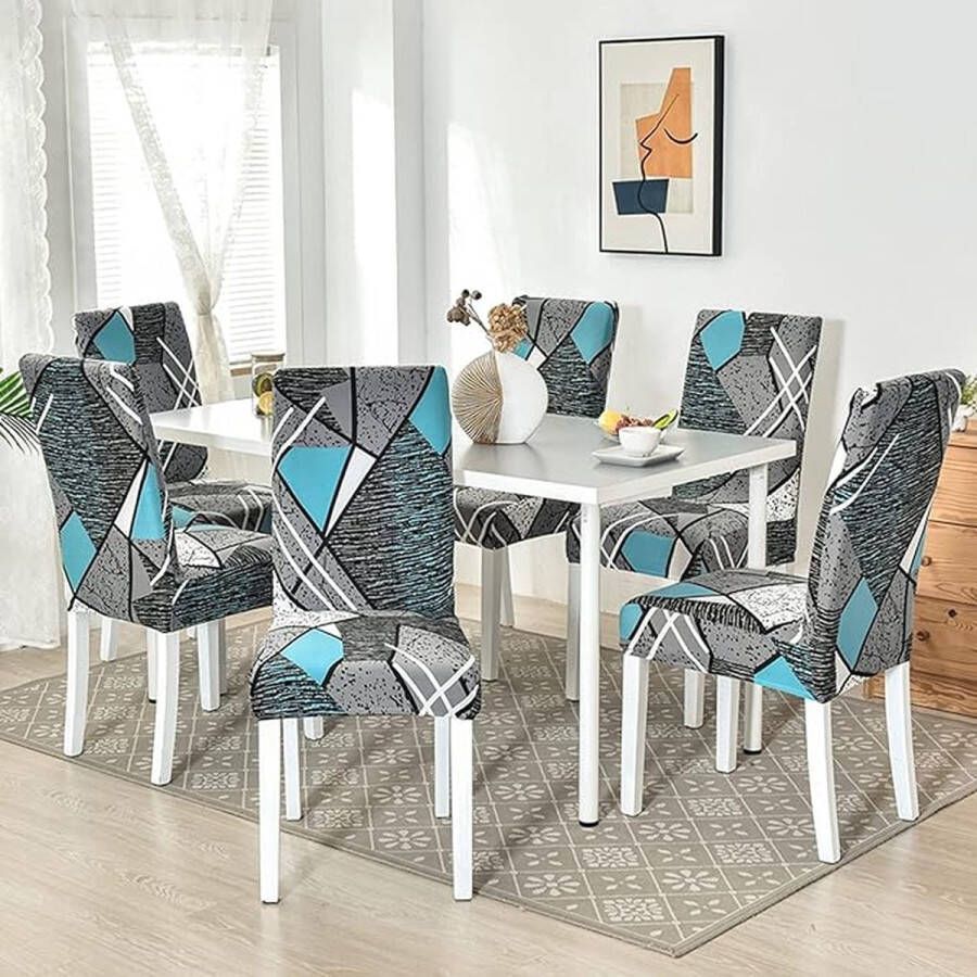 Stoelhoezen eetkamerstoelen ‎36 x 36 x 50 cm
