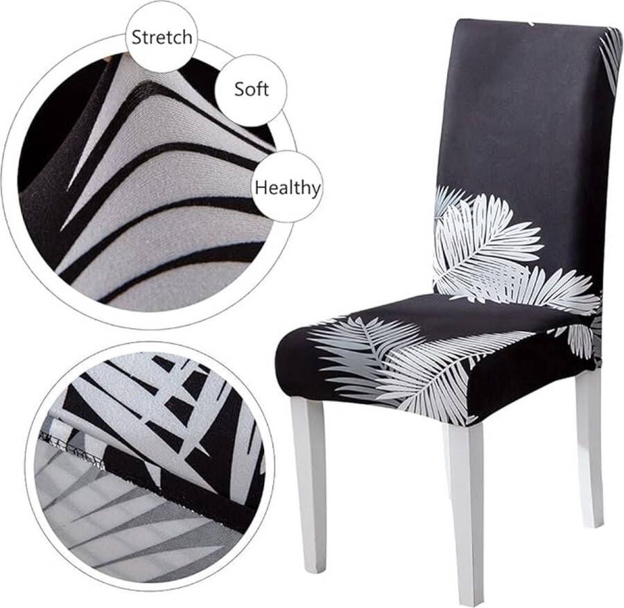 Stoelhoezen eetkamerstoelen 7 x 43 x 50 cm