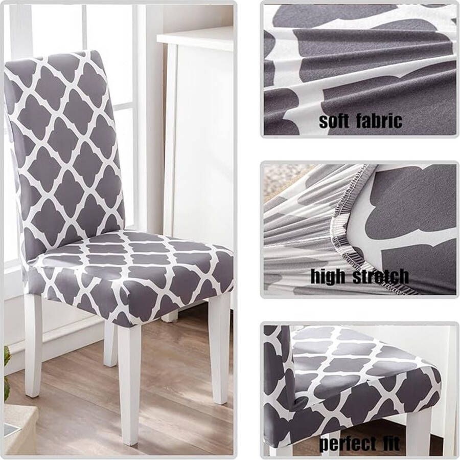 Stoelhoezen eetkamerstoelen \ chair covers dining room chairs ‎25.6 x 21.9 x 6.7 cm