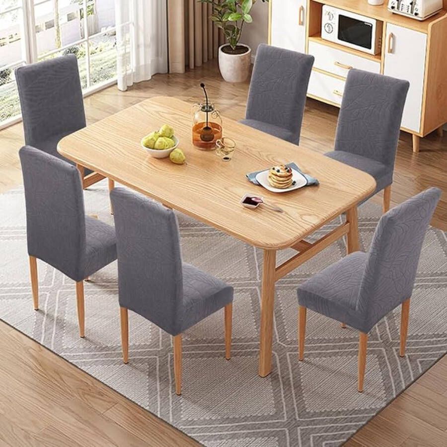 Home Stretch Stoelhoes -Spanhoes met Elastische Band Elegante Stoelhoezen ‎36 x 36 x 50 cm - Foto 2