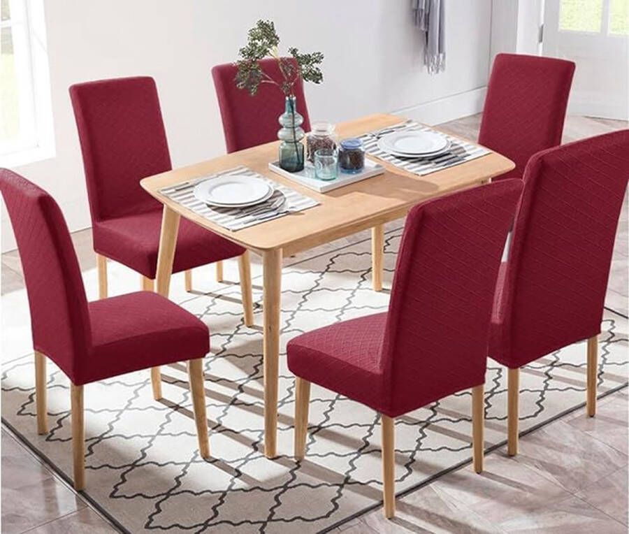 Stoelhoezen eetkamerstoelen \ chair covers dining room chairs ‎36 x 36 x 50 cm