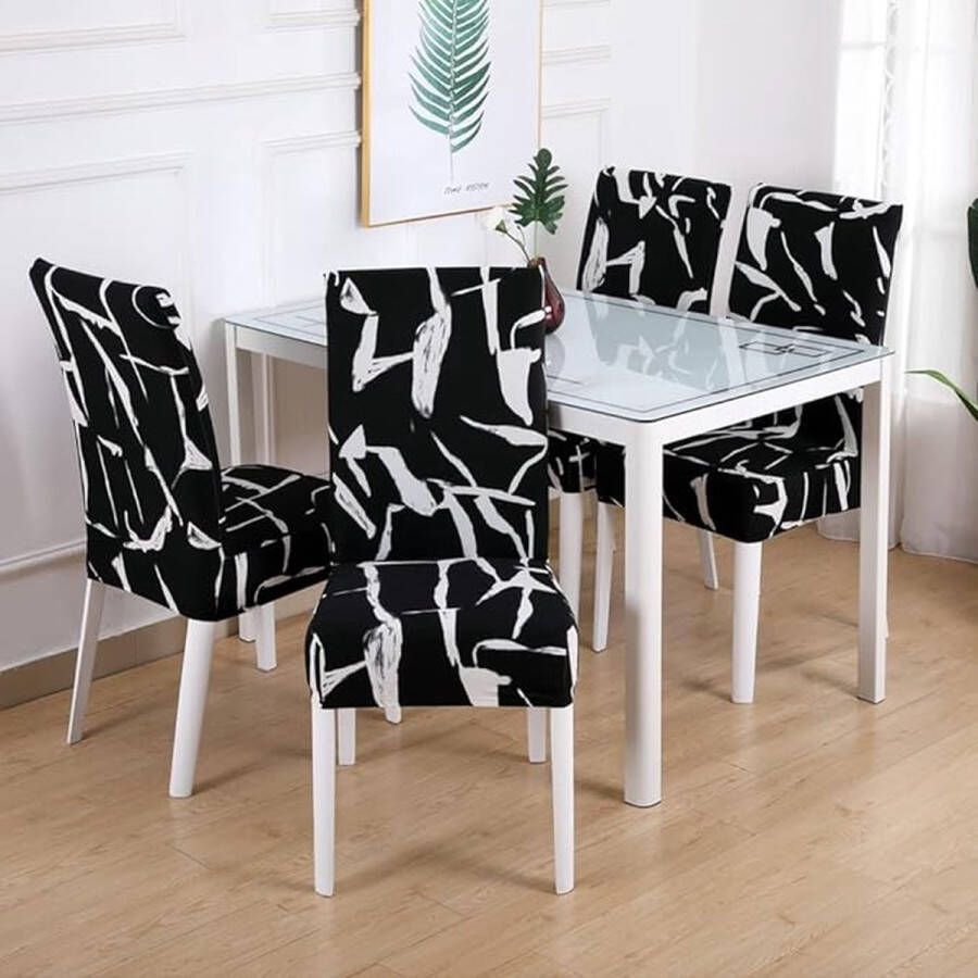 Stoelhoezen eetkamerstoelen \ chair covers dining room chairs ‎36 x 36 x 50 cm